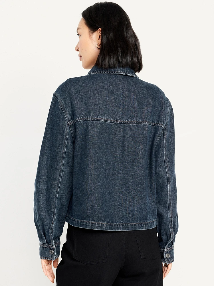 Jean Shirt Jacket