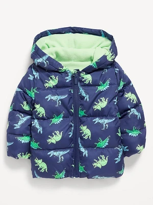 Printed Quilted Puffer Jacket for Toddler Boys