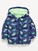 Printed Quilted Puffer Jacket for Toddler Boys