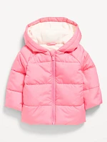 Water-Resistant Quilted Graphic Puffer Jacket for Baby