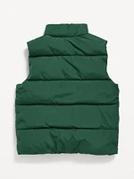 Water-Resistant Quilted Puffer Vest for Boys