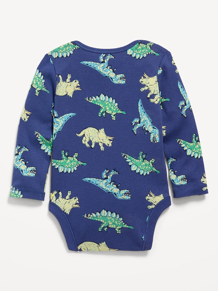 Long-Sleeve Printed Bodysuit for Baby