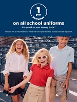School Uniform Jersey Polo Shirt for Boys
