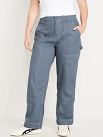 High-Waisted Utility Pants