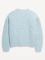 SoSoft Shaker-Stitch Sweater for Girls