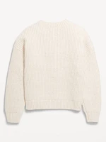 SoSoft Shaker-Stitch Sweater for Girls