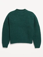 SoSoft Shaker-Stitch Sweater for Girls