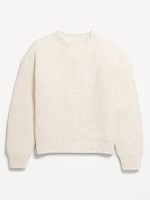 SoSoft Shaker-Stitch Sweater for Girls