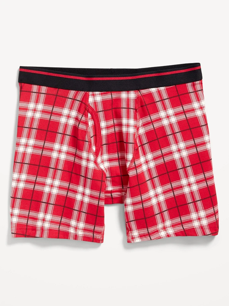 Printed Boxer Briefs -- 6.25-inch inseam