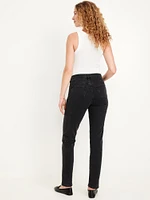 High-Waisted Vintage Slim Jeans