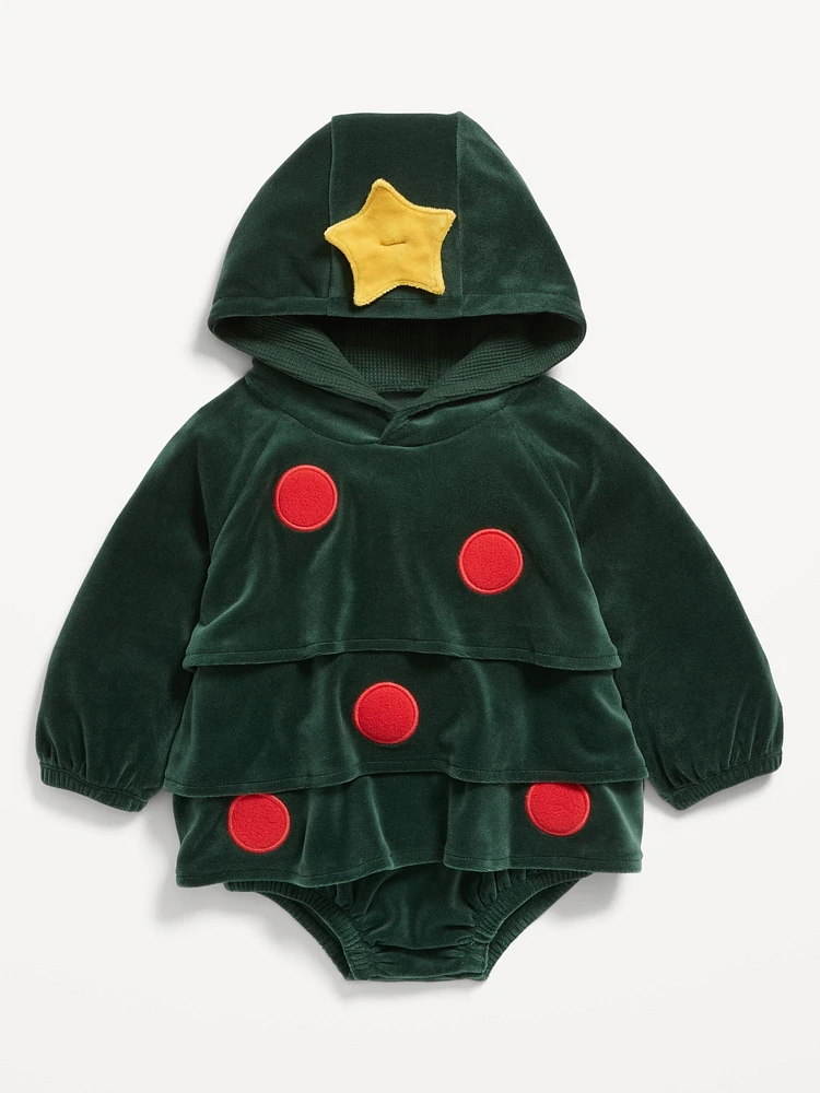 Unisex Hooded One-Piece Romper for Baby