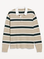 Rugby Stripe Polo Sweater