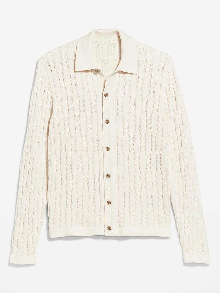 Button-Down Sweater