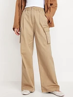 Extra High-Waisted Super Wide-Leg Cargo Pants