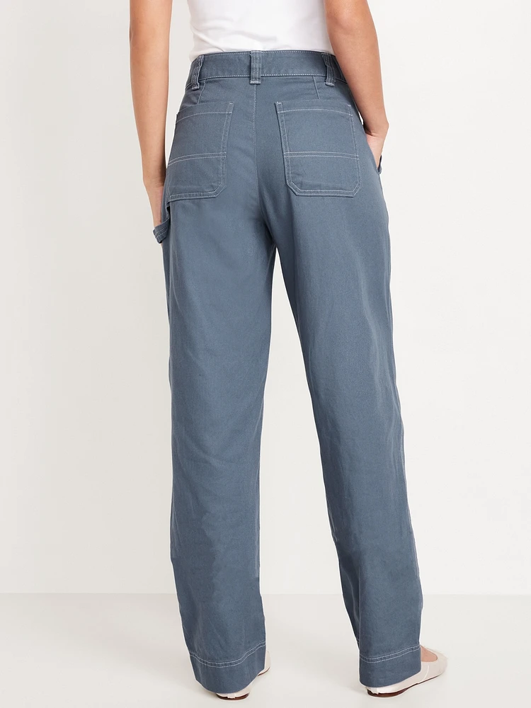 High-Waisted Utility Pants