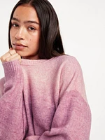 Cozy Crew-Neck Ombré Sweater