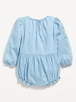 Long-Sleeve One-Piece Romper for Baby