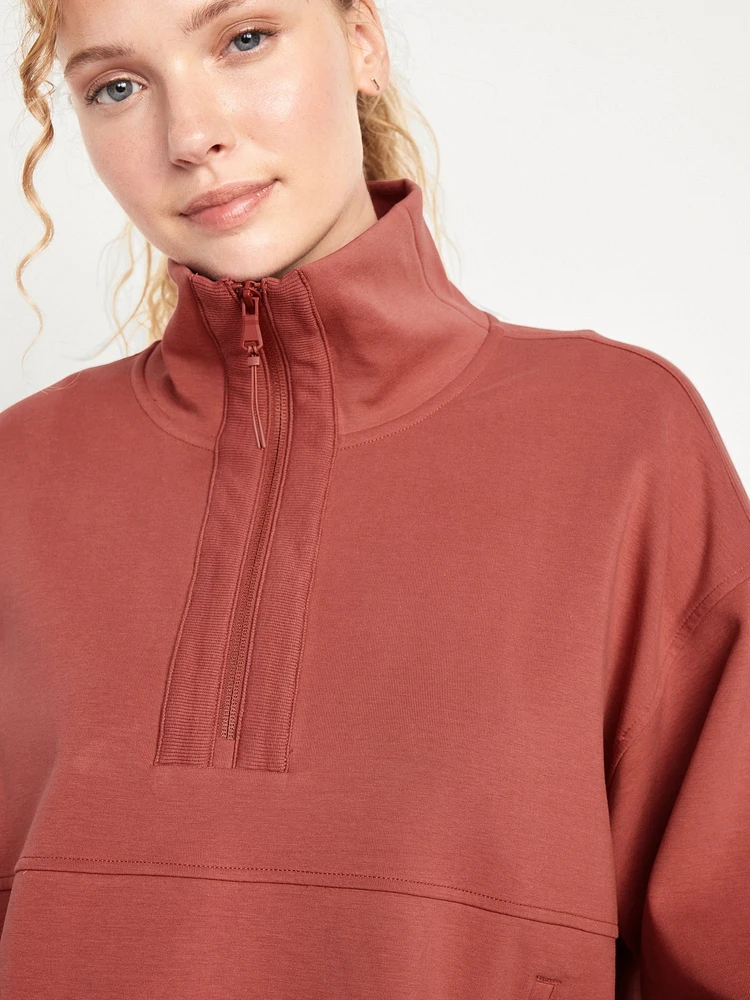 Dynamic Fleece Half-Zip Tunic