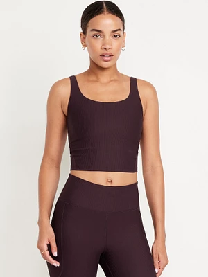 Light Support PowerSoft Rib Longline Sports Bra