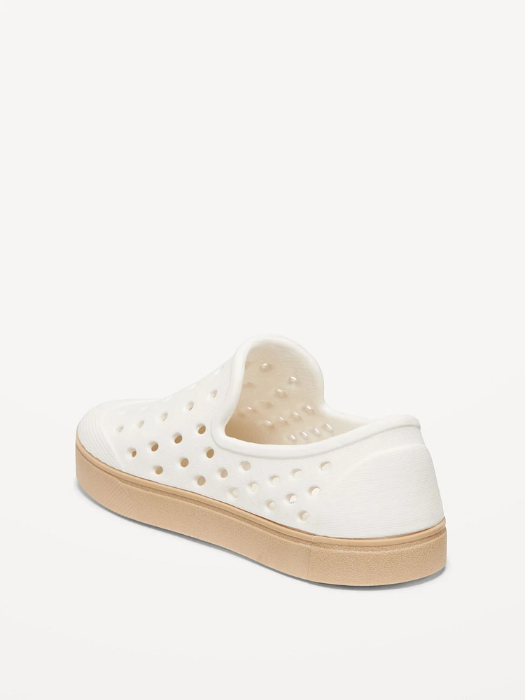 Perforated Slip-On Shoes for Toddler Boys