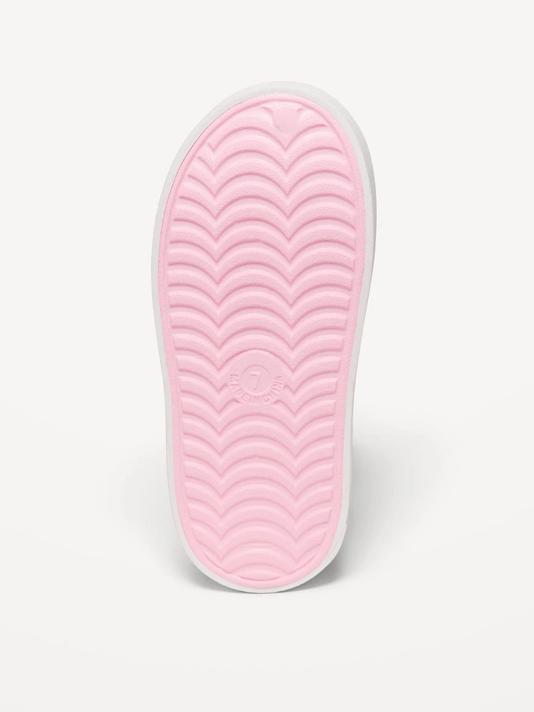 Perforated Slip-On Shoes for Toddler Girls