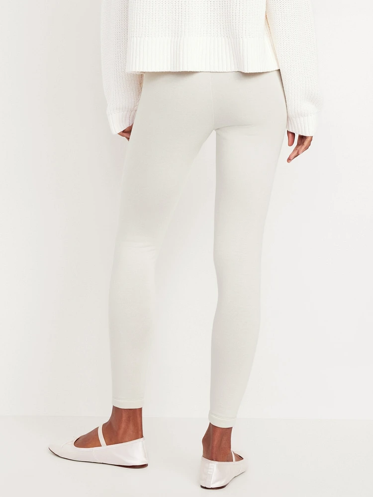 High-Waisted Fleece-Lined Leggings