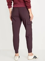 High-Waisted SleekTech Cargo Joggers