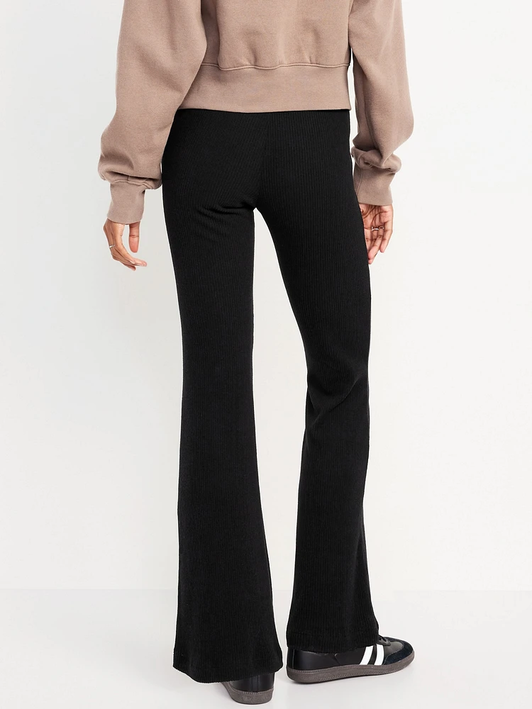 High-Waisted Brushed Flare Leggings