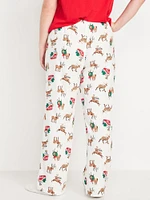 Mid-Rise Flannel Pajama Pants