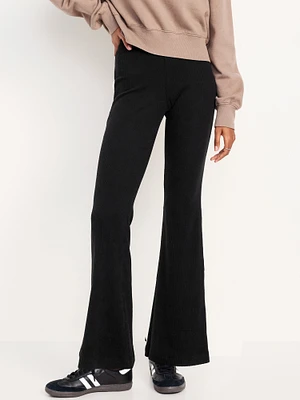 High-Waisted Cozy Ribbed Flare Leggings