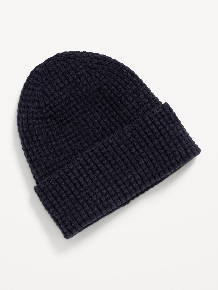 Unisex Waffle-Knit Beanie for Toddler