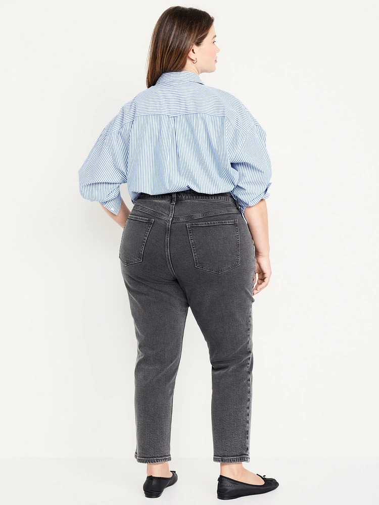 Curvy High-Waisted OG Straight Ankle Jeans