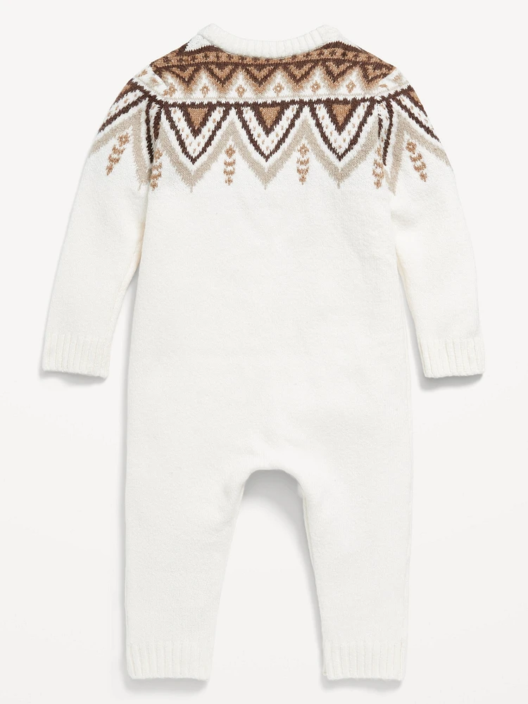 SoSoft Long-Sleeve Henley One-Piece for Baby