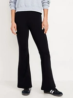 High-Waisted Fleece-Lined Flare Leggings