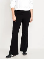 High-Waisted Fleece-Lined Flare Leggings