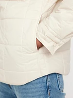 Water-Resistant Quilted Shacket