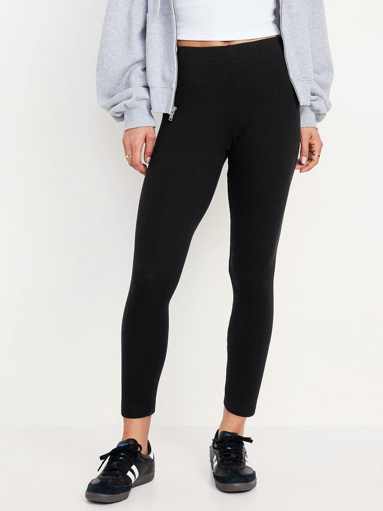 High-Waisted Brushed Leggings