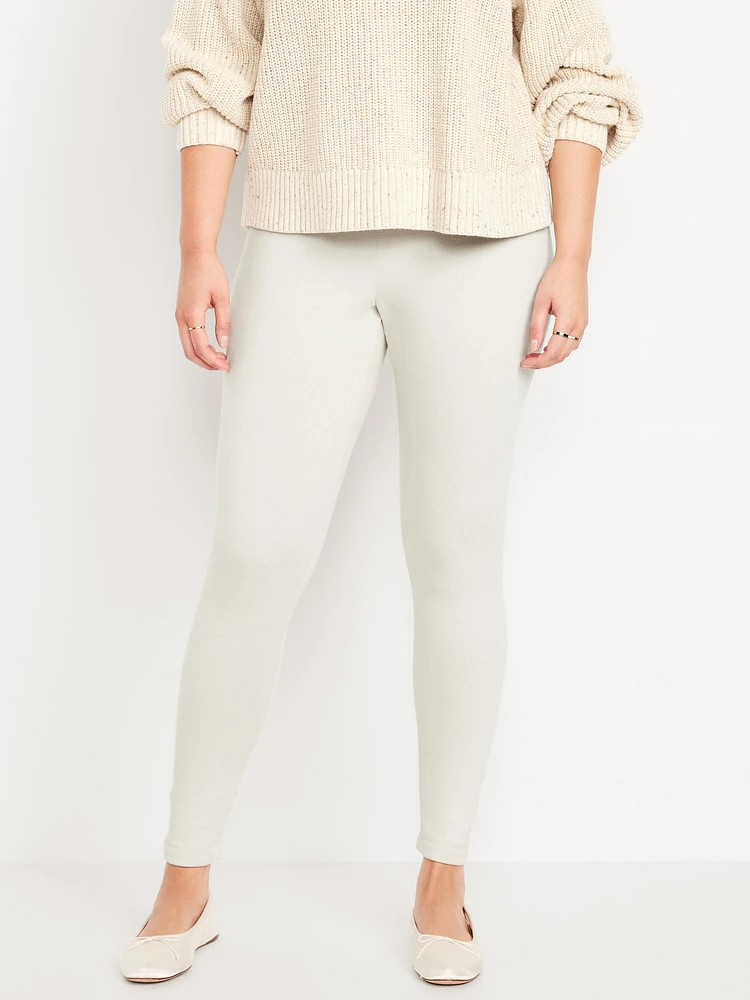 High-Waisted Fleece-Lined Leggings