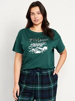 Matching Holiday-Graphic T-Shirt for Women