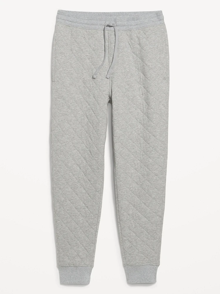 Loose Quilted Fleece Joggers