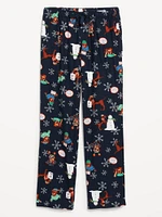 Mid-Rise Flannel Pajama Pants