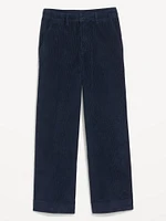 High-Waisted Corduroy Wide-Leg Pants