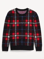SoSoft Crew-Neck Printed Sweater for Boys