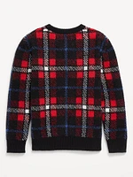 SoSoft Crew-Neck Printed Sweater for Boys
