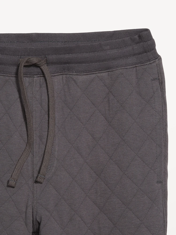 Loose Quilted Fleece Joggers