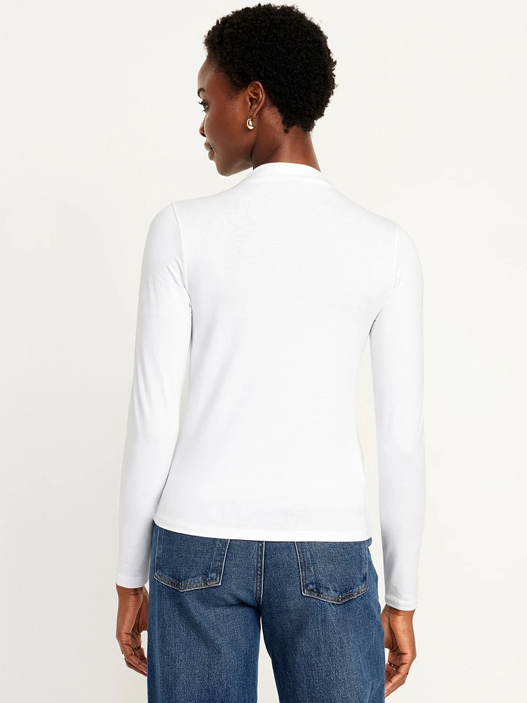 Bestee Mock-Neck T-Shirt