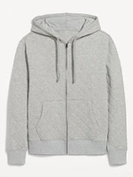 Quilted Full-Zip Sweatshirt