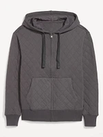 Quilted Full-Zip Sweatshirt