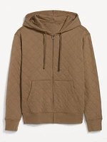 Quilted Full-Zip Sweatshirt