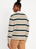 Rugby Stripe Polo Sweater